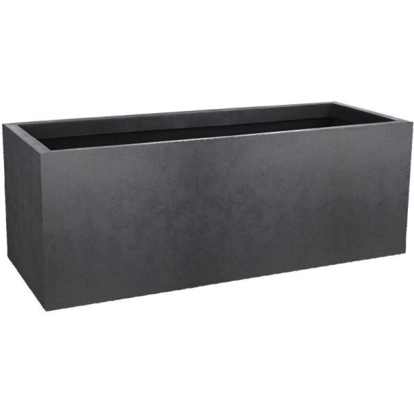 JARDINIERE BASALT UP 79.5X29.5X29.5CM ANTHRACITE