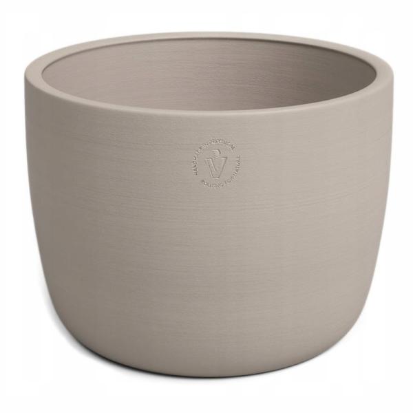 CACHE POT URANIA 30CM BEIGE CERAMIQUE