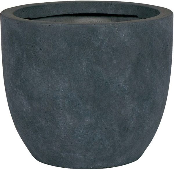 POT LIVERPOOL D24 CM H19.5 CM GRIS CLAIR/FONCE