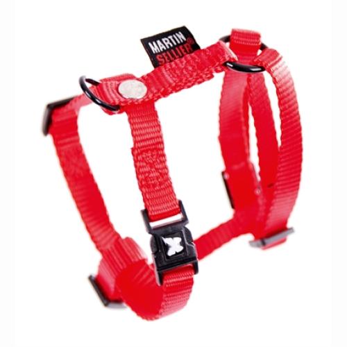 HARNAIS NYLON REGLABLE 20/50-70 ROUGE
