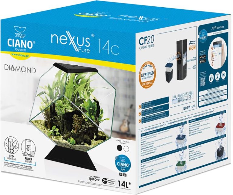 AQUARIUM NEXUS PURE DIAMOND 14C BLACK EUR