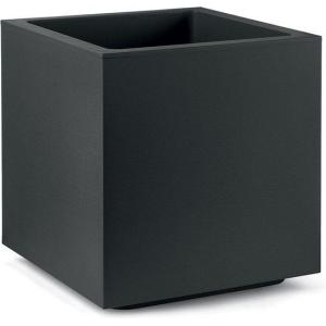 VASE CUBIQUE MATHERIA 40CM TERRA LAGUNA
