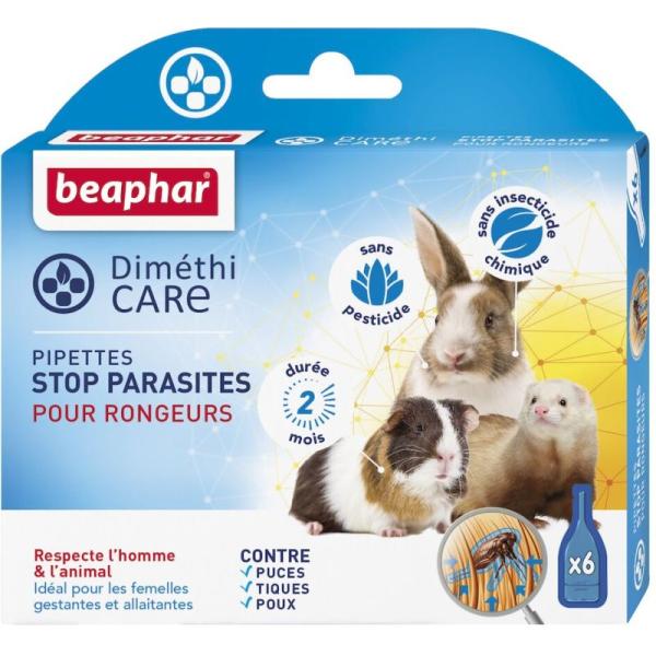 DIMETHICARE PIPETTES STOP PARASITES POUR RONGEURS