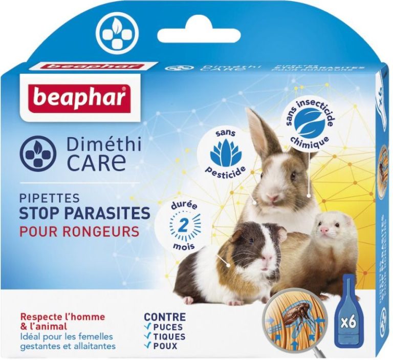 DIMETHICARE PIPETTES STOP PARASITES POUR RONGEURS