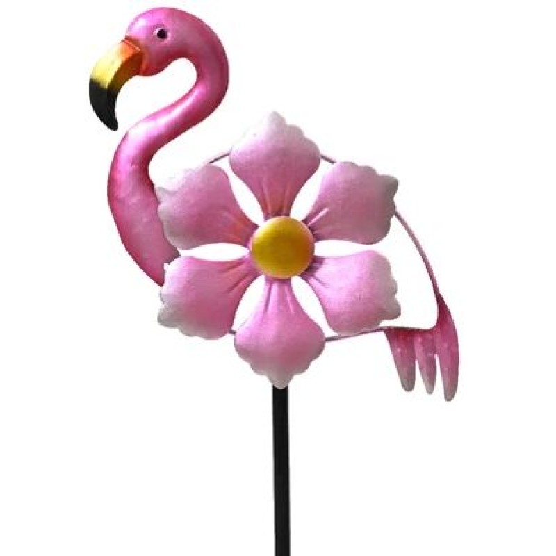 PIQUE DE JARDIN FLAMANT ROSE FER EXTERIEUR