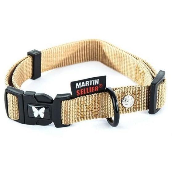 COLLIER NYLON REGLABLE S 16-30/45 BEIGE