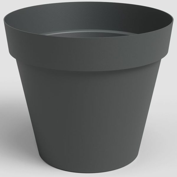 POT CAPRI 16CM H14.4 ANTHRACITE