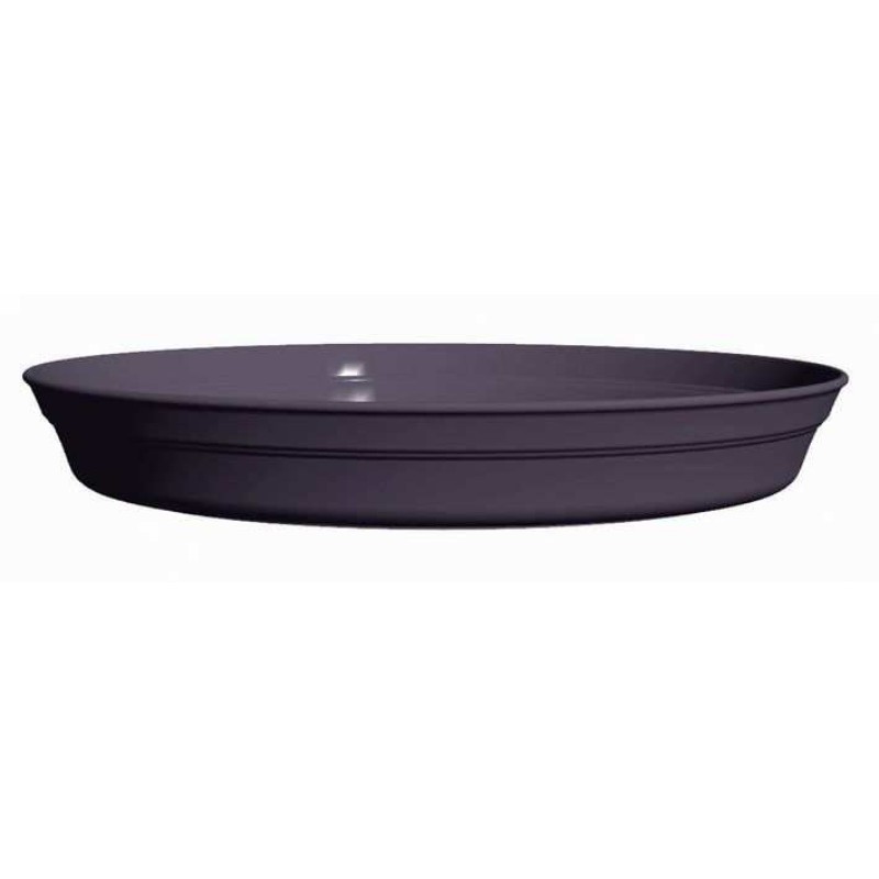 SOUCOUPE FLOROSTA 25CM POT ROMEO 35 NOIR VIOLINE