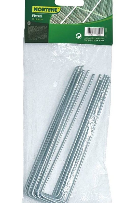 AGRAFES METALLIQUES FIXSOL 17X3 5CM X10
