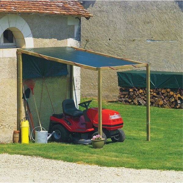 BACHE PROTECTION VERTE RENFORCE PROTEX 4X6M