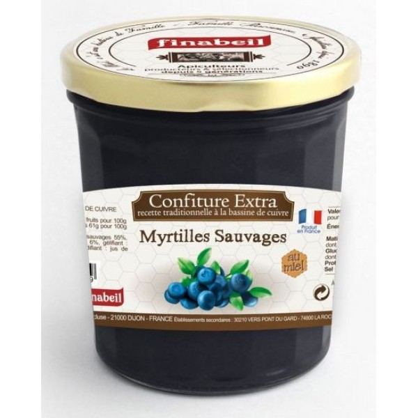 CONFITURE MYRTILLES 375G