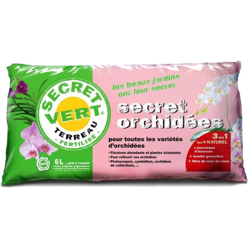 TERREAU ORCHIDEES 6L