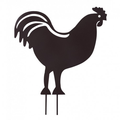 FIGURINE A PIQUER COQ FER VIEILLI