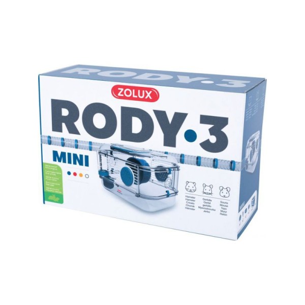CAGE RODY3 MINI BLEU