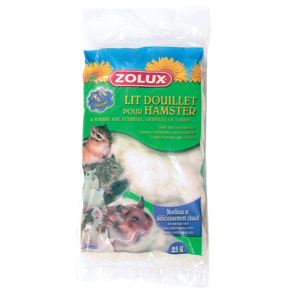 LIT DOUILLET HAMSTER BLANC