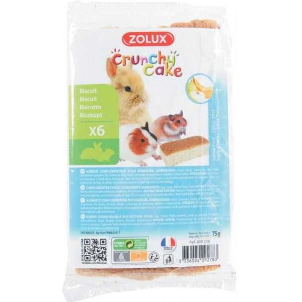 CRUNCHY CAKE POMME BANANE X6