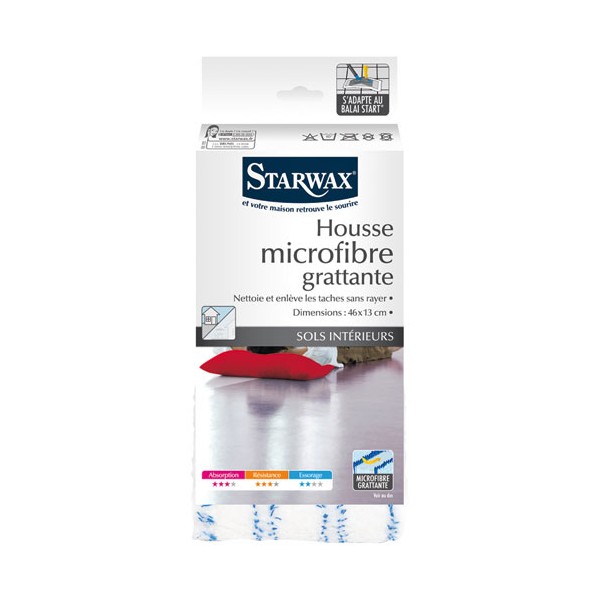 HOUSSE MICROFIBRE GRATTANTE