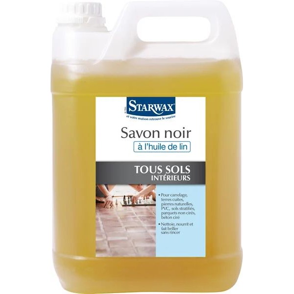 SAVON NOIR A L HUILE DE LIN 5L