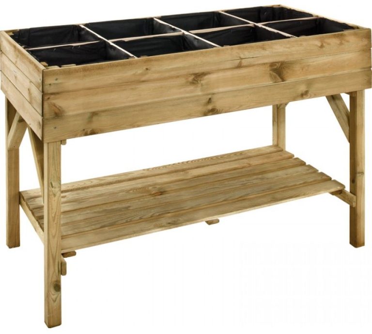 CARRE POTAGER SURELEVE GARIGUETTE 135L GEOTEXTILE