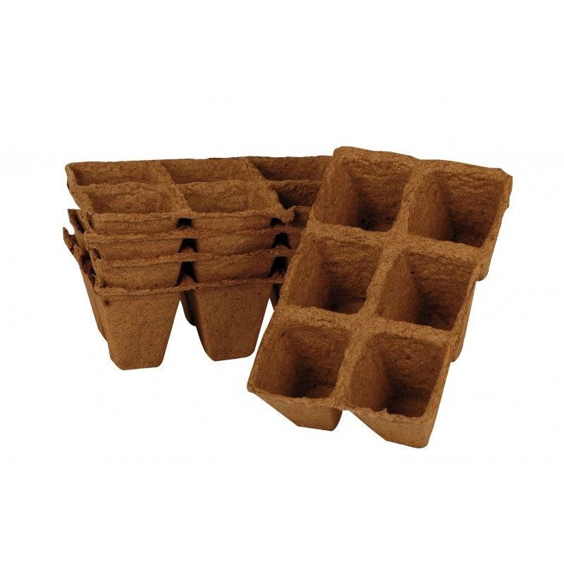 GODETS DE CULTURE EN PLAQUES CARRE 6X6CM X30