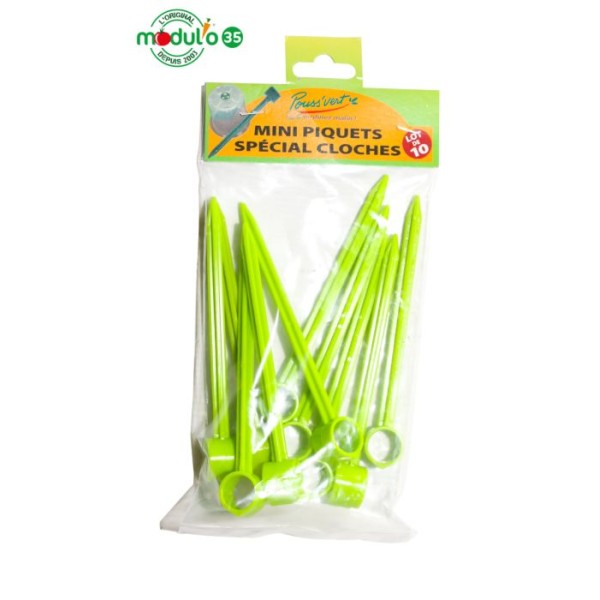 MINI PIQUETS DE CLOCHE ANIS X10