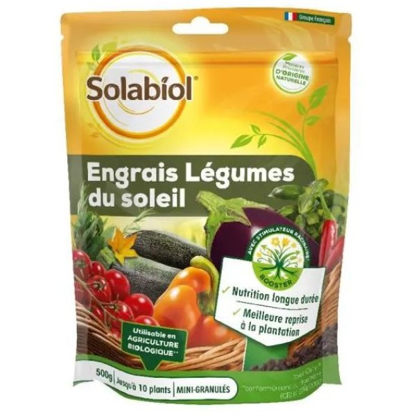 ENGRAIS PLANTES ET LEGUMES DU SOLEIL 500G