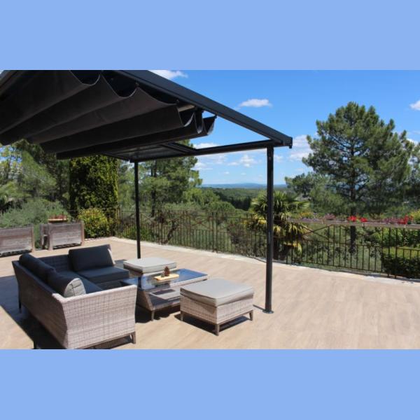 PERGOLA ODESSA 3X3.6M ANTHRACITE