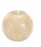 BOUGIE GRANIT SPHERE PM VANILLE