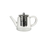 THEIERE + INF EN VERRE TRANSPARENT