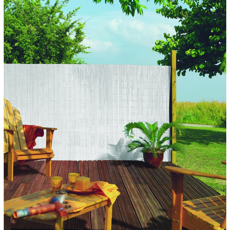 BRISE VUE PLASTICANE DOUBLE FACE BLANC 1 50x3M