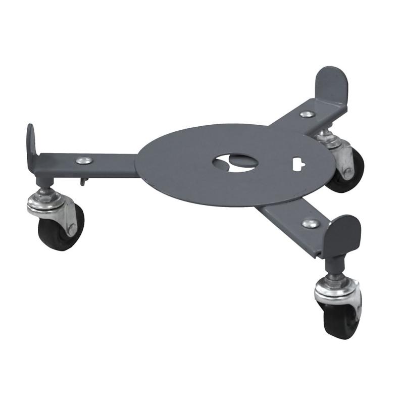 SUPPORT 3 ROUES GRIS EXTENSIBLE FLORA ROLL 30-46CM