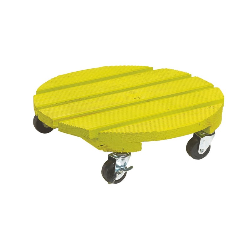 ROULE POT BOIS ROND D40CM ANIS