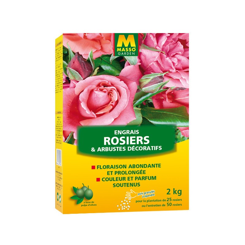 ENGRAIS ROSIERS ET ARBUSTES DECORATIFS 2KG