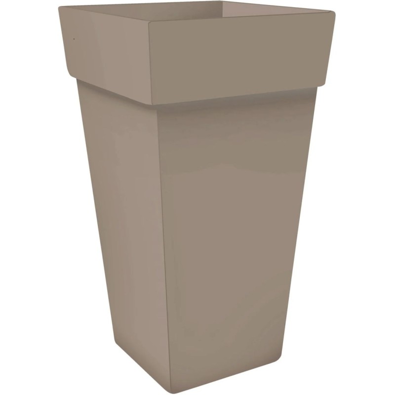 POT CAPRI CARRE 40X40 H50 CM 40L TAUPE
