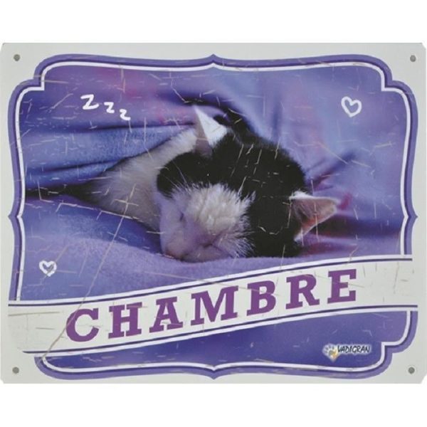 PANNEAU CHAT CHAMBRE FR