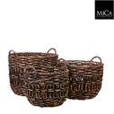 PANIER FABIENNE MARRON H35 DIA45CM
