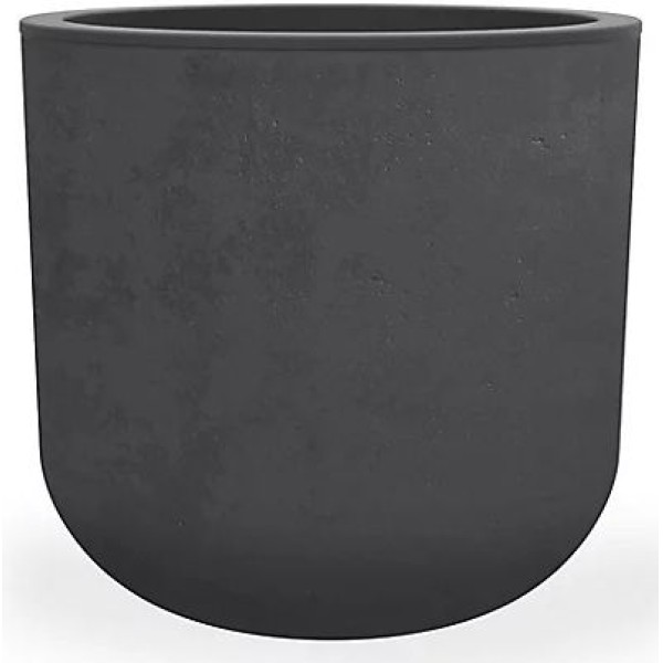 POT ROND BASALT UP D50CM ANTHRACITE