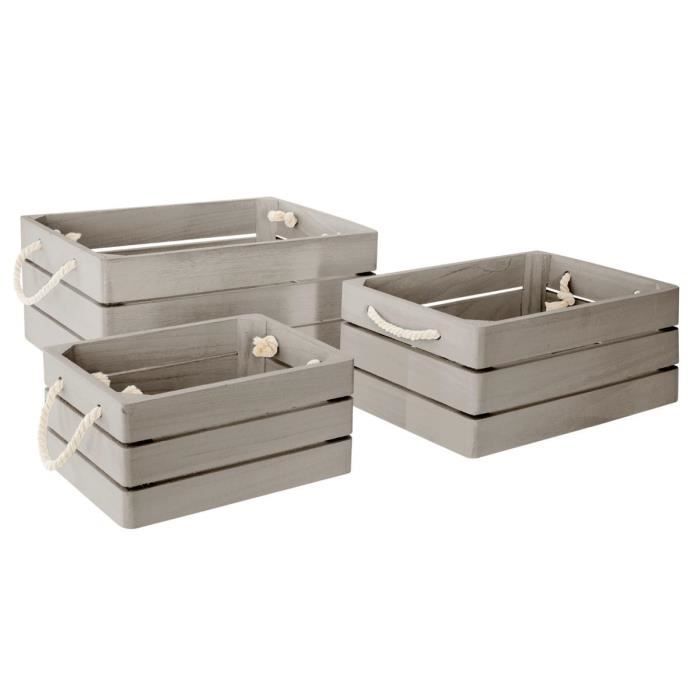 CAISSE CAGETTE DREAM GRIS MM