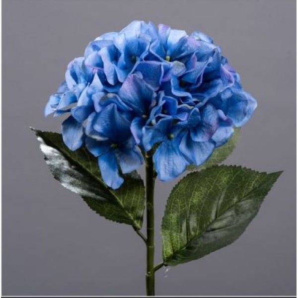 TIGE D HORTENSIA H 70 CM BLEU