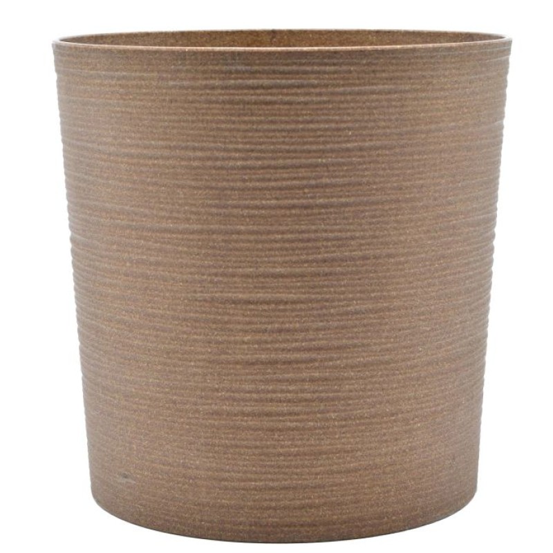CACHE-POT D30 H30,5CM DLUTO ECO BRUN