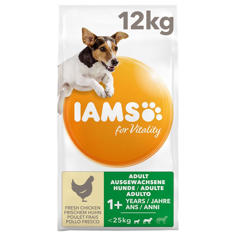 IAMS CHIEN ADULTE PETITE ET MOYENNE RACE 12KG
