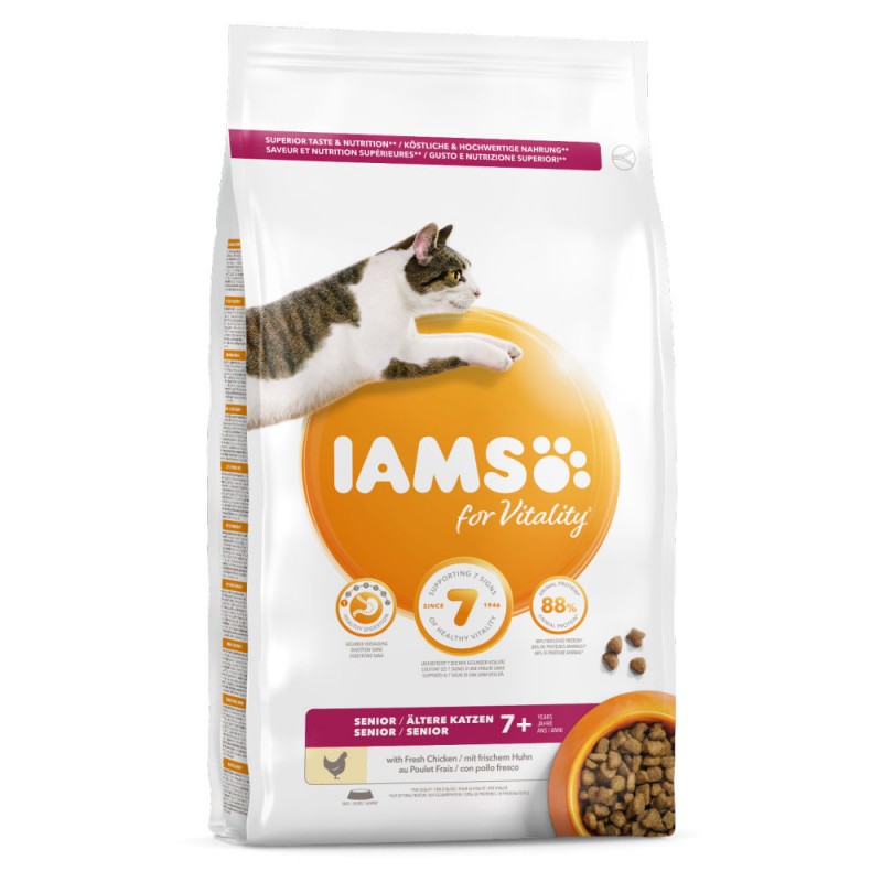 NOURRITURE SECHE CHAT SENIOR POULET 1.5KG