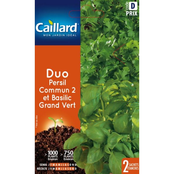 DUO D AROMATIQUES BASILIC/PERSIL