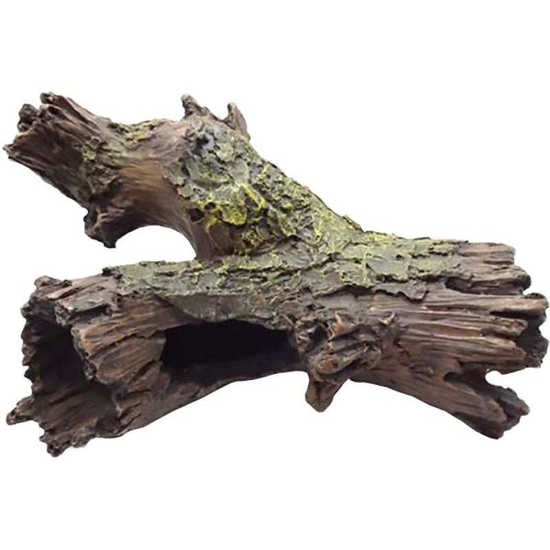 DECORATION SOUCHE D ARBRE 23,5X17X9CM