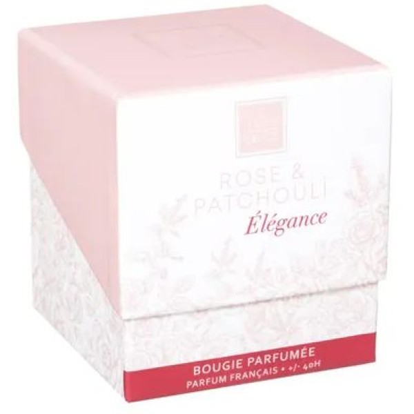 BOUGIE PARFUMEE VERRE MAEL ROSE ET PATCHOULI 190G