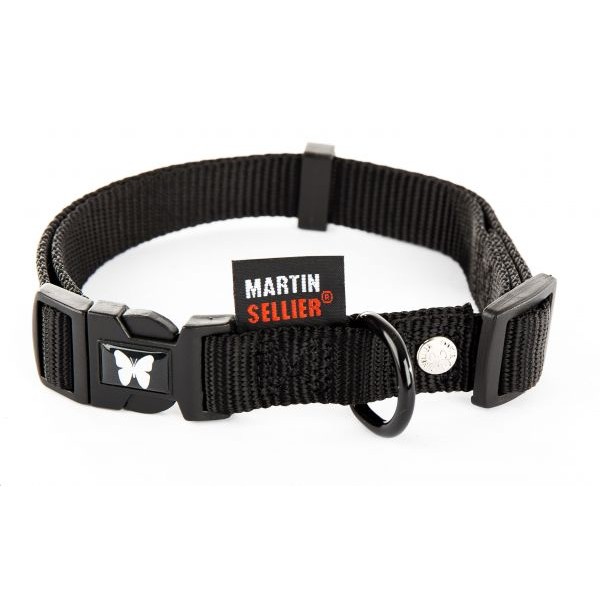 COLLIER NYLON REGLABLE 25-50/65 NOIR