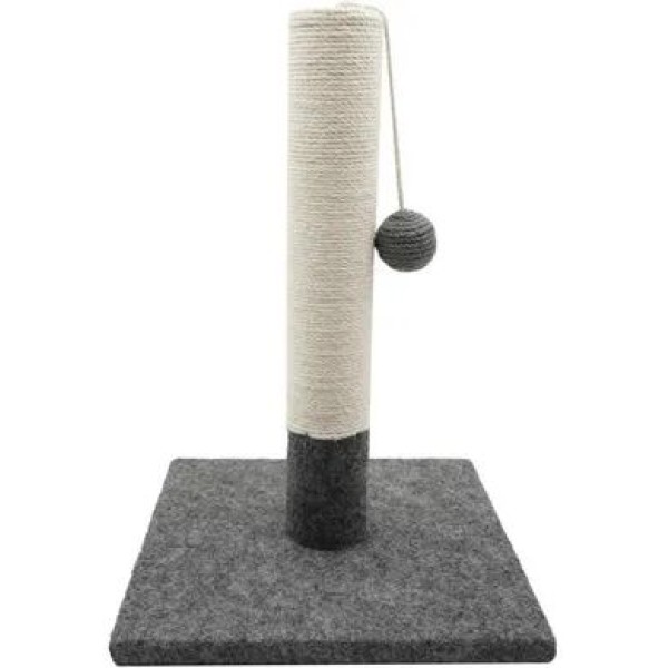 POTEAU GRIFFOIR SIMPLE GRIS ET BLANC 42CM