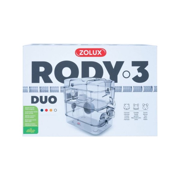 CAGE RODY3 DUO BLANC