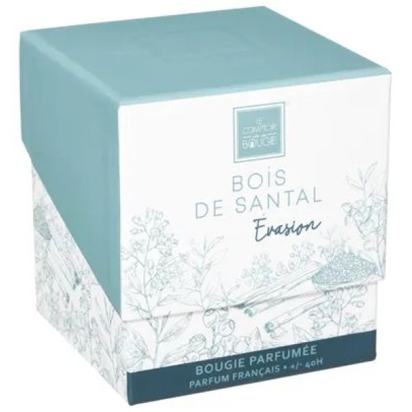 BOUGIE PARFUMEE VERRE MAEL BOIS DE SANTAL 190G