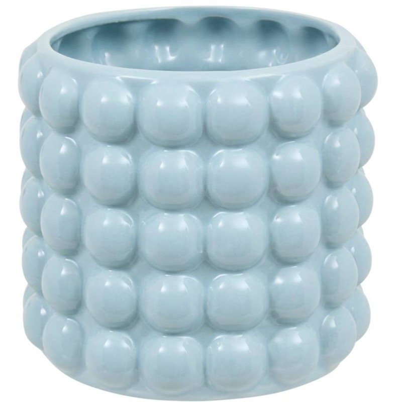 CACHE POT CERAMIQUE SKY D16 H14CM